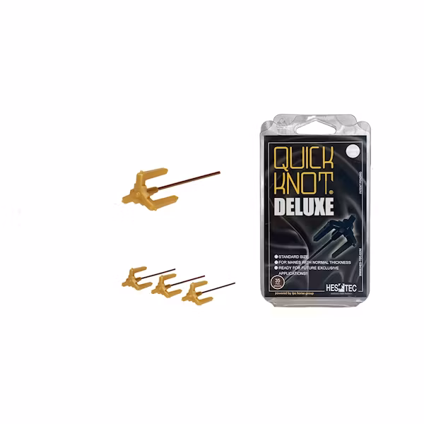 Quick Knot DeLuxe svart, brun, white standard