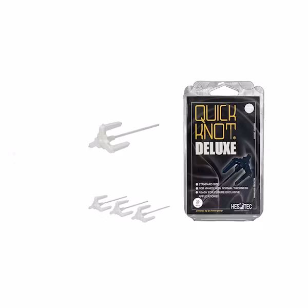 Quick Knot DeLuxe svart, brun, white standard