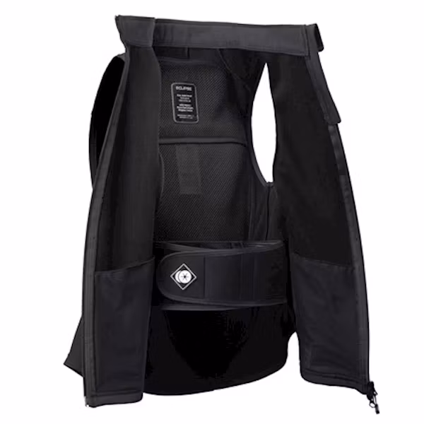 Charles Owen Eclipse Väst med ryggskydd svart