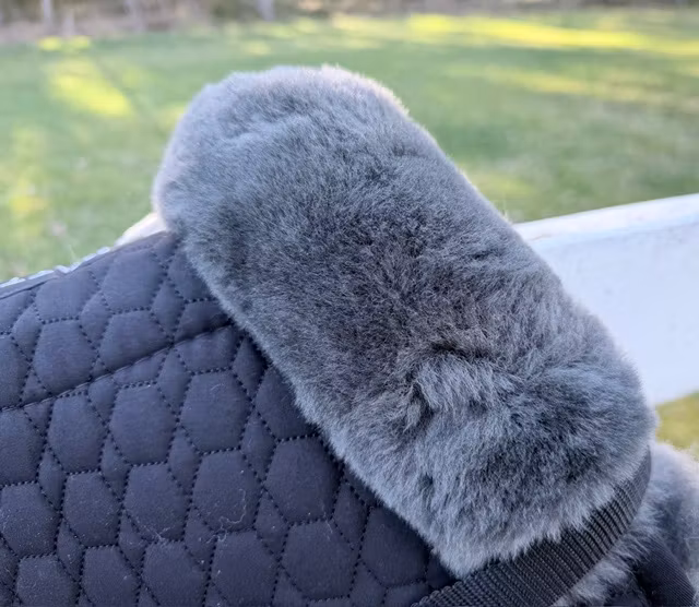 Mattes Fårskinnspad hopp EWWA svart/graphite34  L