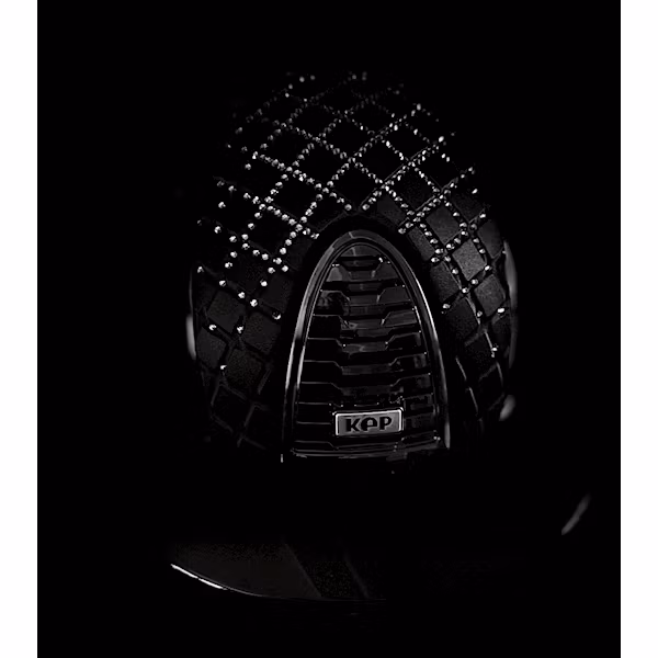Kep Shine black Milano Satin Street  black/crystal silvernight grind Mirror, hakband svart stl M