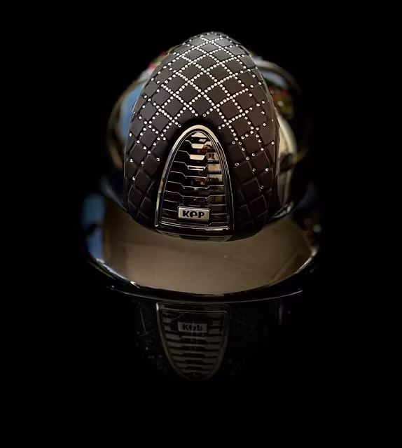 Kep Shine black Milano Satin Street  black/crystal silvernight grind Mirror, hakband svart stl M