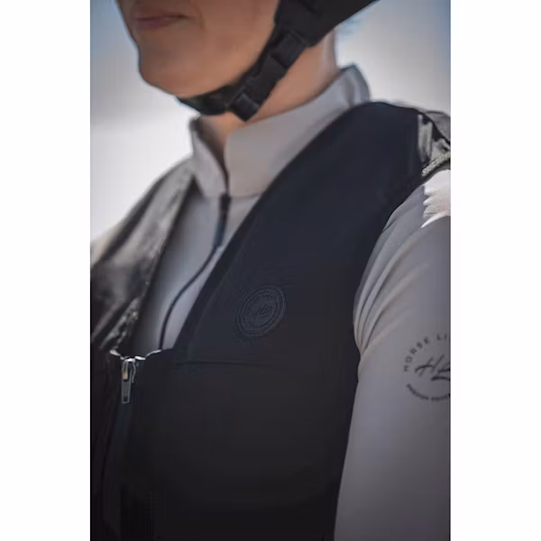 Horse life Airbag Flexflow säkerhetsväst svart
