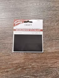 Selvklebende nylonlapp svart