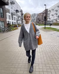 Petite Knit Zipper Jacket