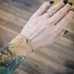 Copper Leaf - 18K Safirarmband