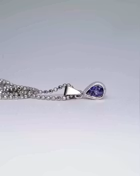 Aquamarin 2,31 ct droppe - 'made by order'