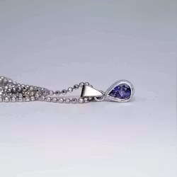 Aquamarin 2,31 ct droppe - 'made by order'
