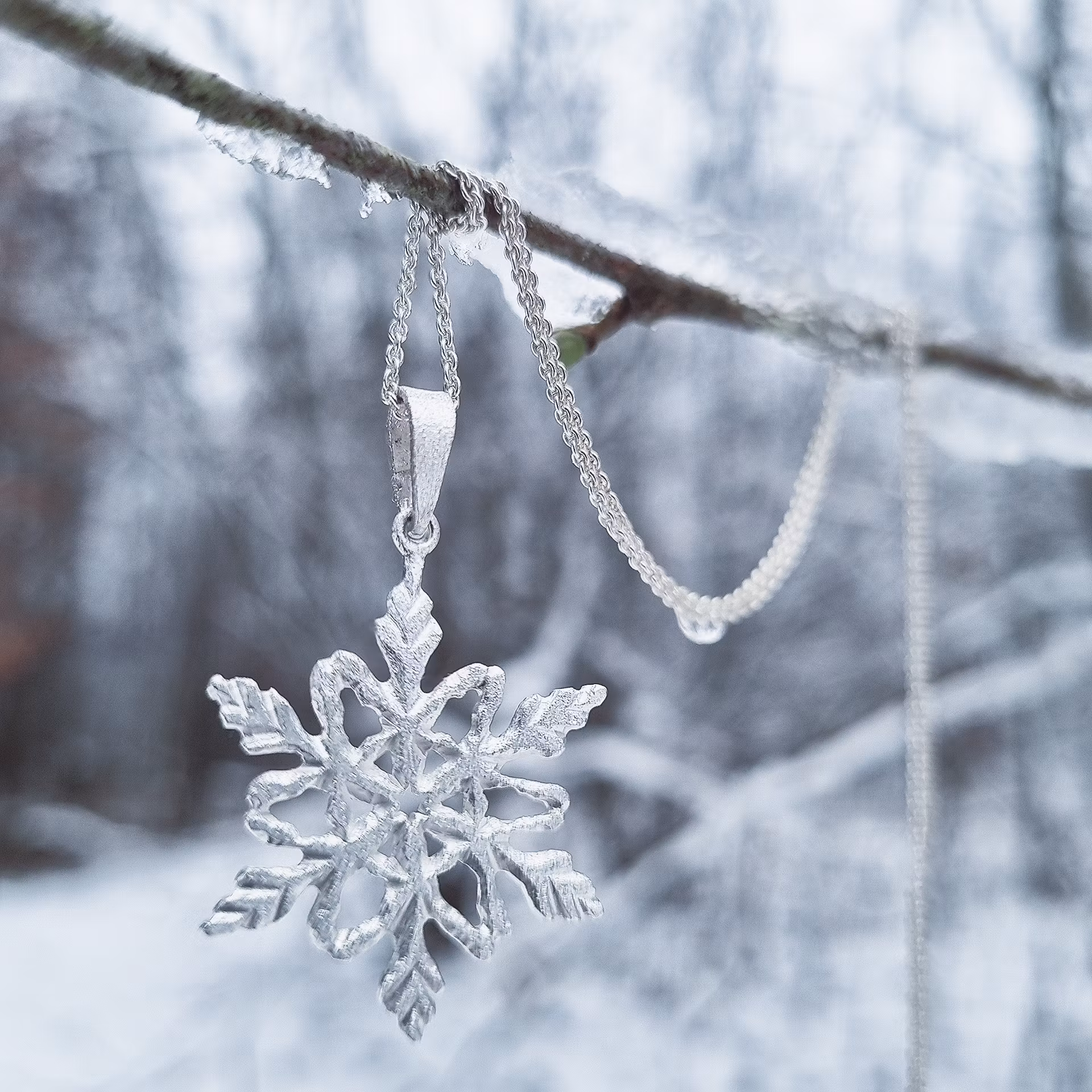Snöflinga - silverhänge