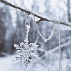 Snöflinga - silverhänge