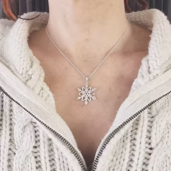 Snöflinga - silverhänge