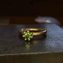 Precious seven - 0,50 ct grön briljant