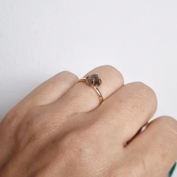 Solitär med rådiamant 1.34 ct
