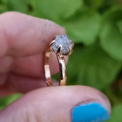 Precious Raw - rådiamantring 2,49 ct