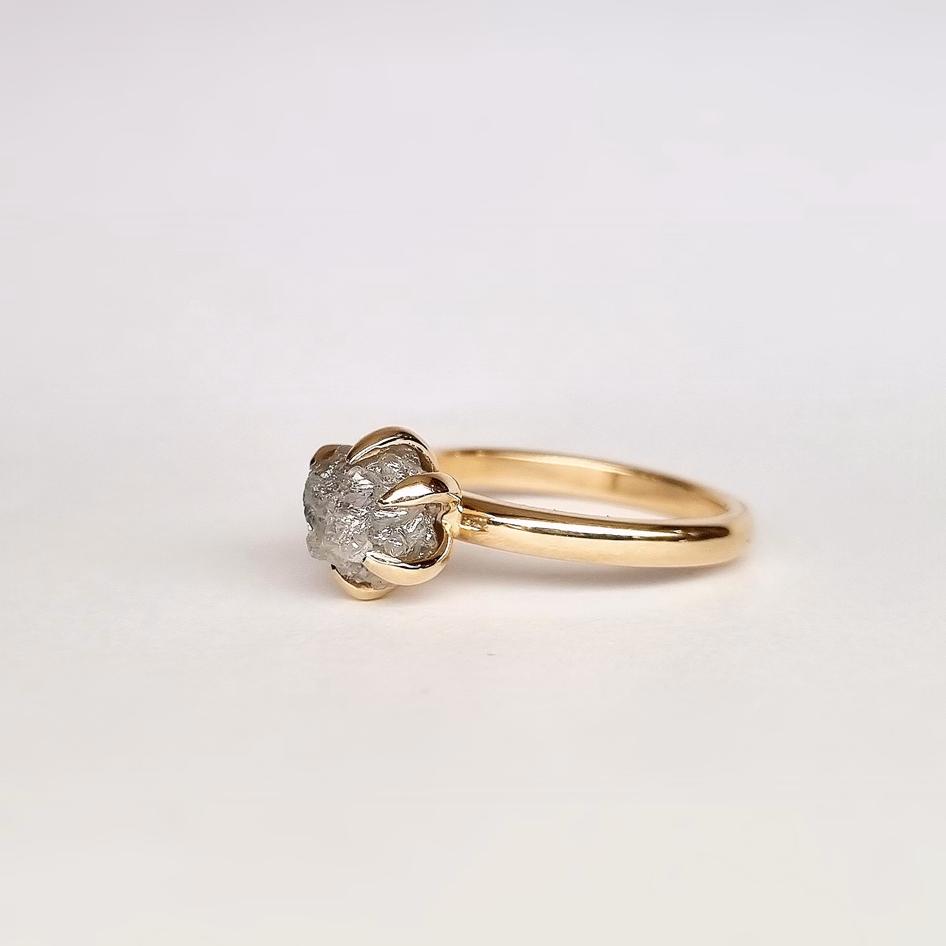 Precious Raw - rådiamantring 2,49 ct