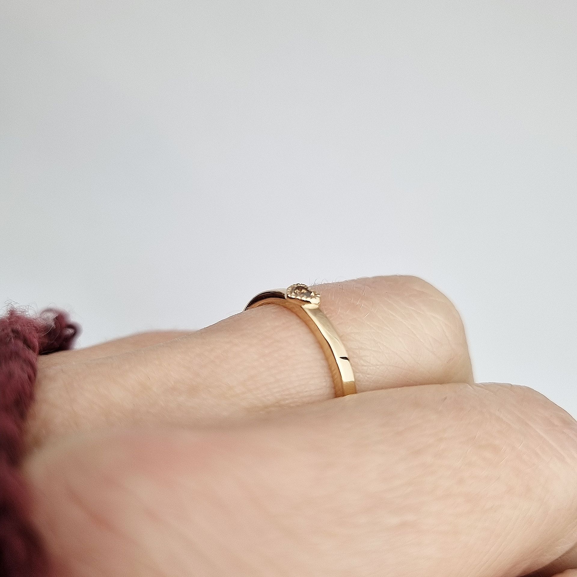 Lilla hjärtat - 18K ring med hjärtslipad coffeediamant