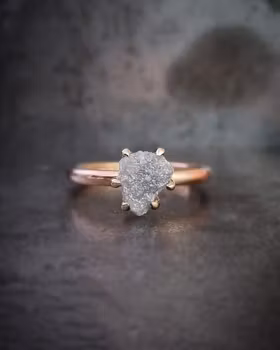 Precious Raw - 18K rådiamantring 2,13 ct