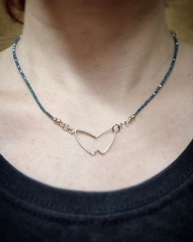 Diamantcollier 'Mermaid' 13 ct - 43 cm