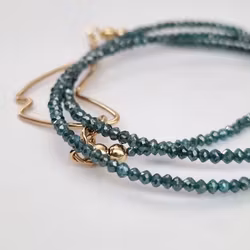 Diamantcollier 'Mermaid' 13 ct - 43 cm