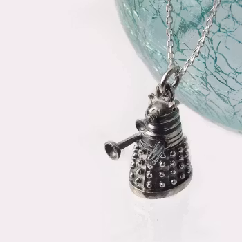The Dalek - Doctor Who - hängsmycke i silver