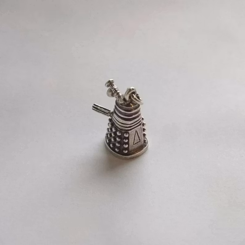 The Dalek - Doctor Who - hängsmycke i silver