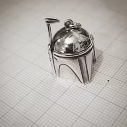 Boba Fett - hängsmycke i silver