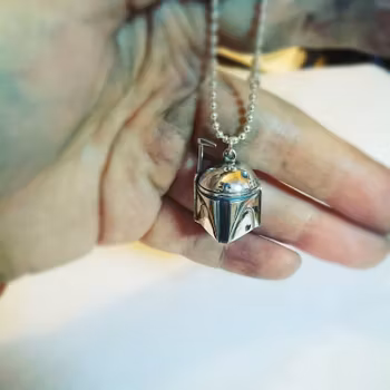 Boba Fett - hängsmycke i silver