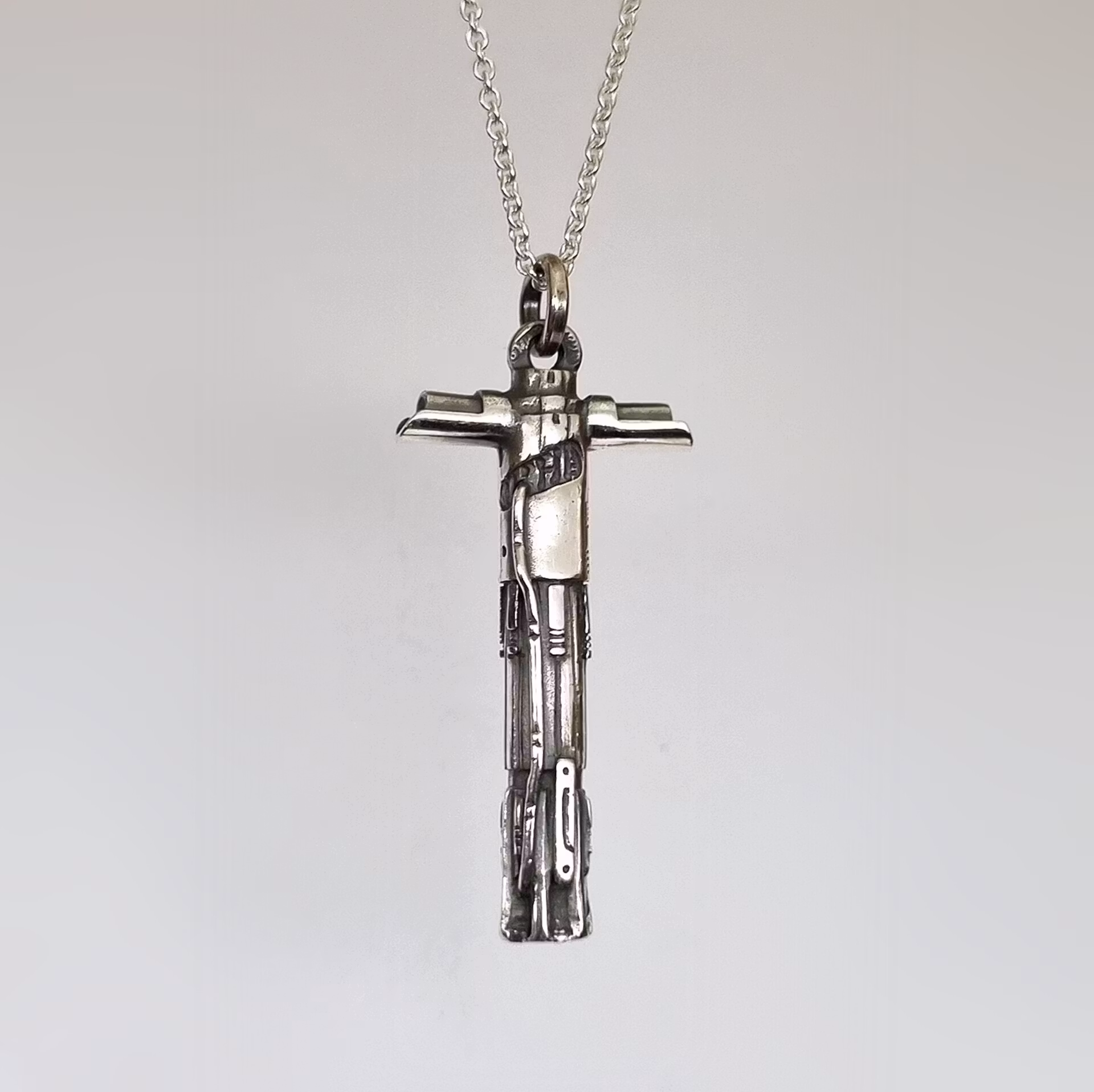 Kylo Ren's lightsaber - hängsmycke i silver