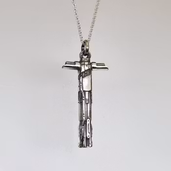 Kylo Ren's lightsaber - hängsmycke i silver