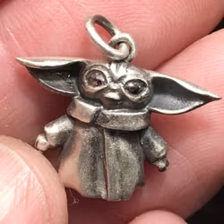 Grogu - Baby Yoda - hängsmycke i silver