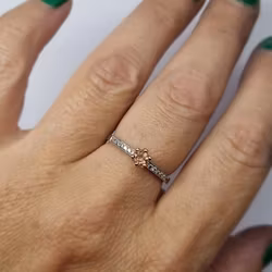 Turmalin- & briljantring i 18K