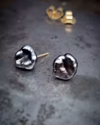 Tahitipärlor keshi - örhängen i 18K