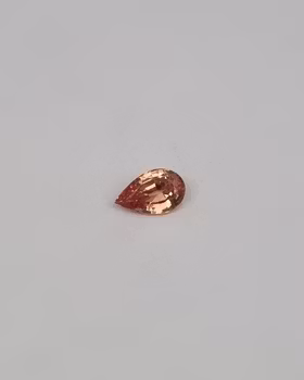 Peach-sunset Safir 1,1 ct droppe - 'made by order'