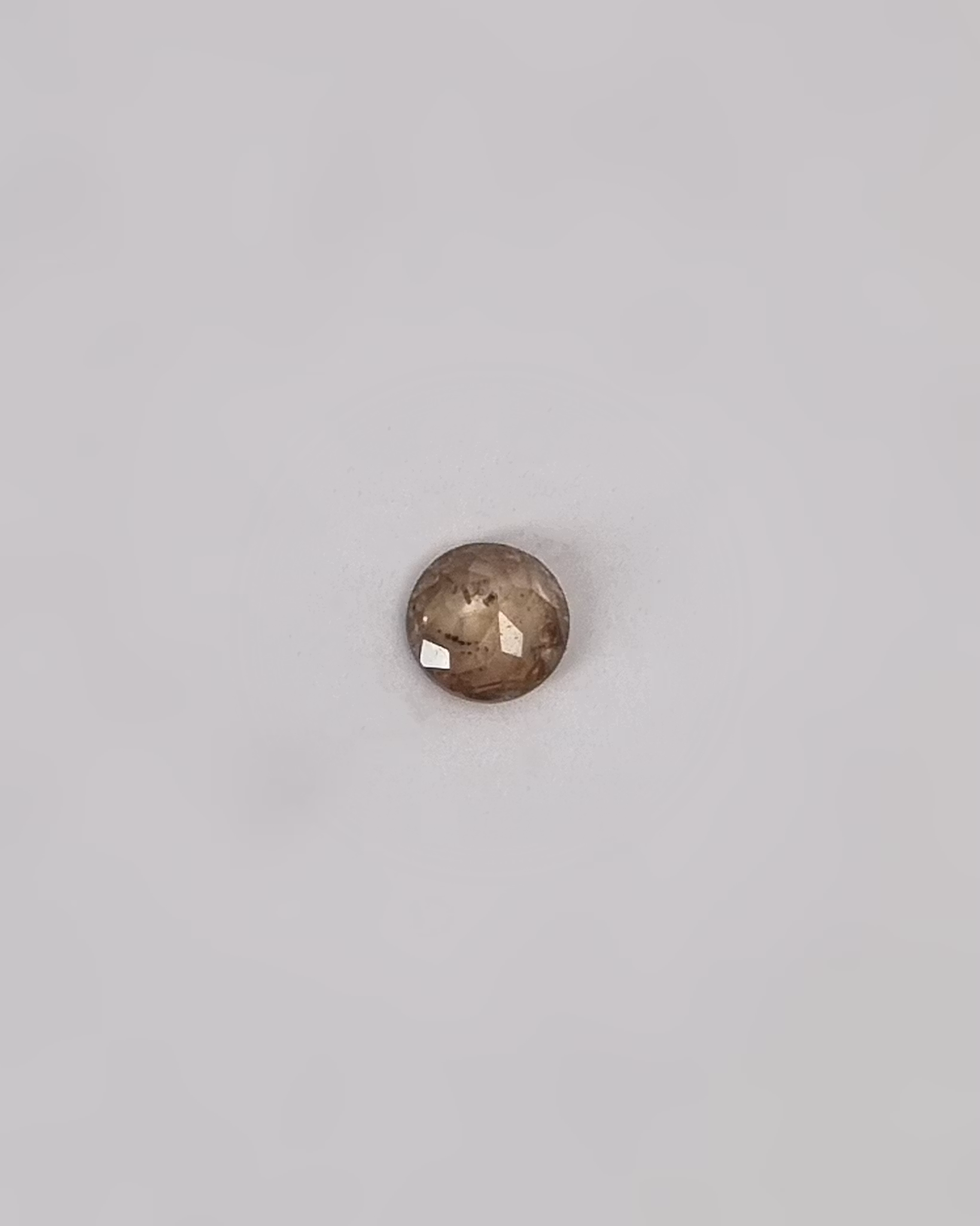 Choklad-peppar - Diamant rosenslipad 0,35 ct - 'made to order'