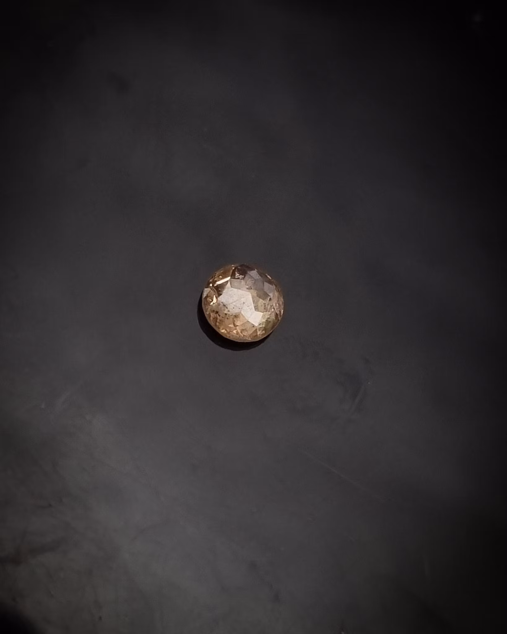 Choklad-peppar - Diamant rosenslipad 0,35 ct - 'made to order'