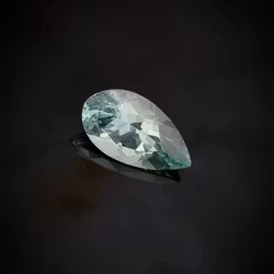 Aquamarin 2,31 ct droppe - 'made by order'
