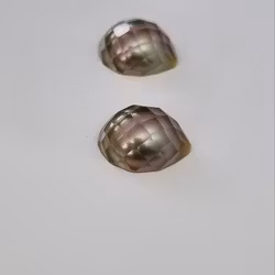 Fancy facett, tvådelad Tahitipärla - 'made by order'