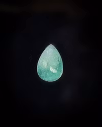 Neongrön Beryll 1,54 ct päron - 'made by order'
