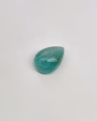 Neongrön Beryll 1,54 ct päron - 'made by order'