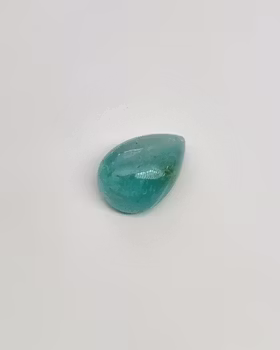 Neongrön Beryll 1,54 ct päron - 'made by order'