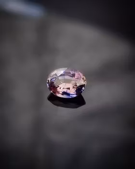 Safir oval rosalila 1,09 ct Sri Lanka - 'made by order'