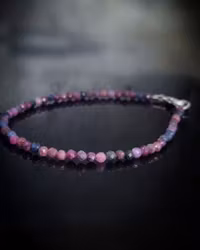 Glittrigt Safirarmband multi - från 17 cm