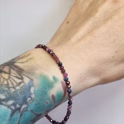 Glittrigt Safirarmband multi - från 17 cm