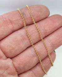 Guldkedja Ärtlänk 1,5 mm - 42 cm