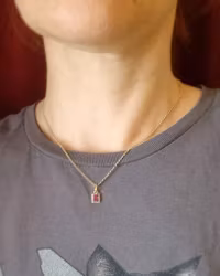 Winzasafir - hänge i 18K guld