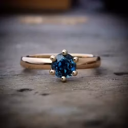 Handpenning Precious Six m vit Safir