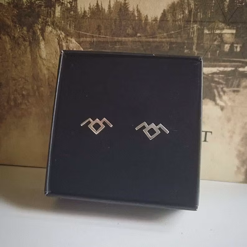 The owls are not what they seem ♡ Twin Peaks - örhängen i silver