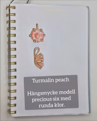 Peach Turmalin 1,98 ct - hänge "made by order"