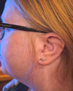 The owls are not what they seem ♡ Twin Peaks - örhängen i silver