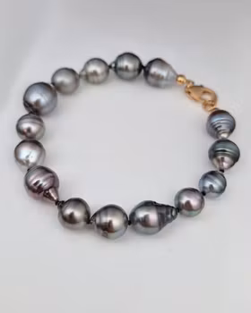 Tahitipärlor armband upp till 20 cm
